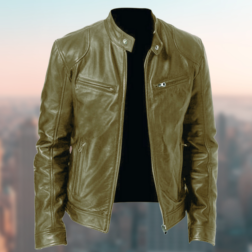 F.S. | high-quality and elegant leather jacket for men
