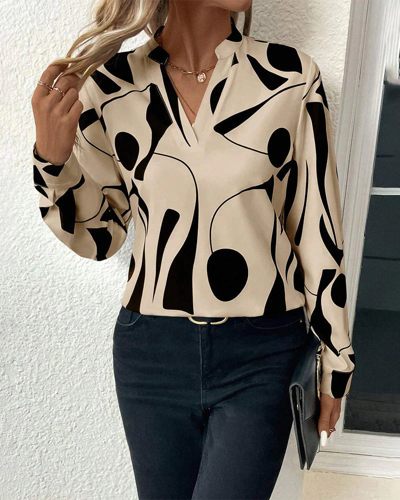 Stylish printed elegant blouse for women