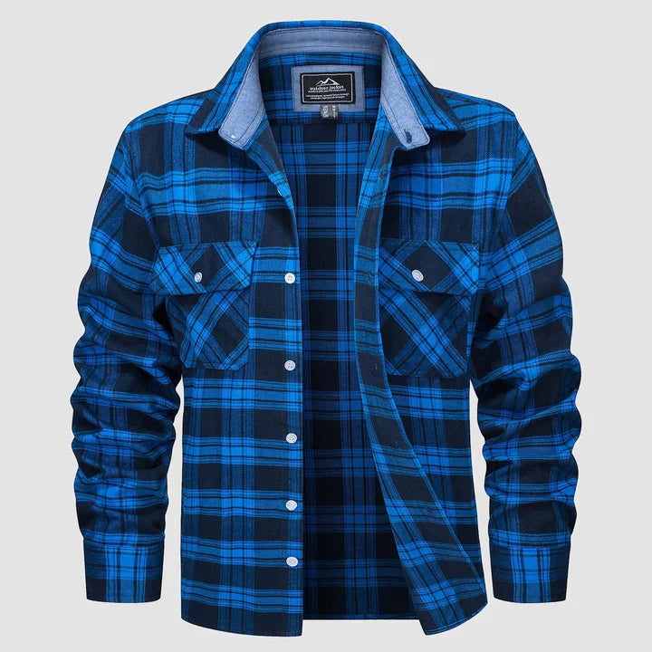 Mas – flannel lined shirt for men