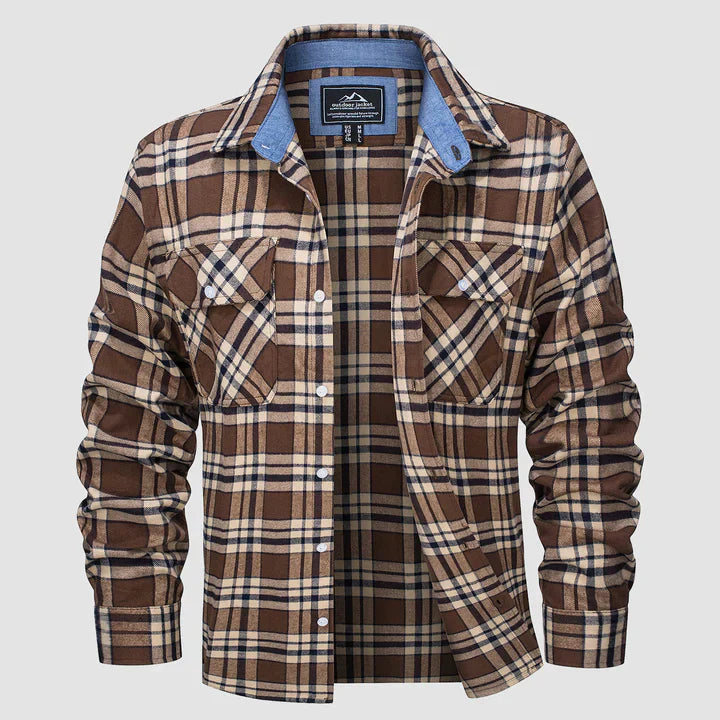 Mas – flannel lined shirt for men