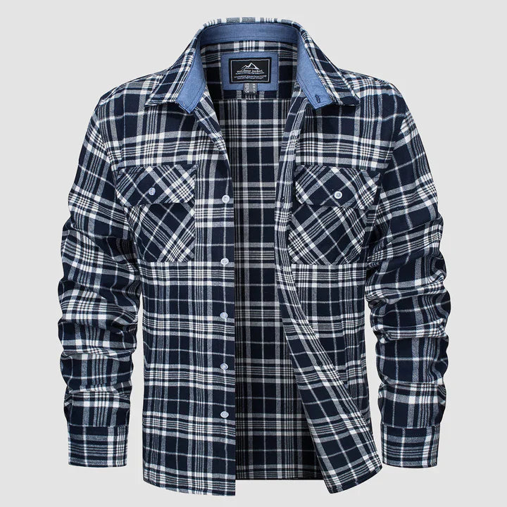 Mas – flannel lined shirt for men