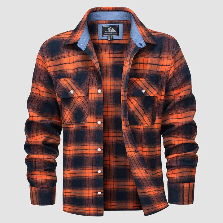 Mas – flannel lined shirt for men