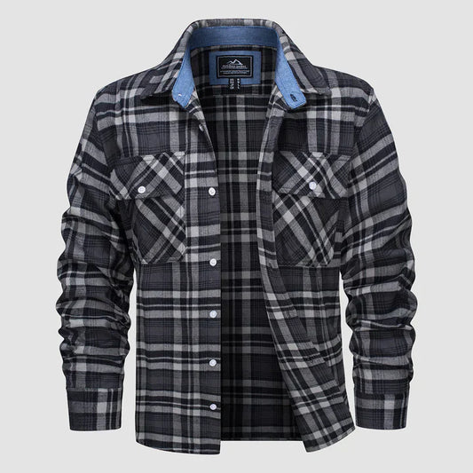 Mas – flannel lined shirt for men