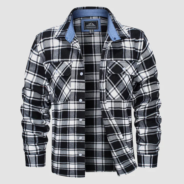 Mas – flannel lined shirt for men