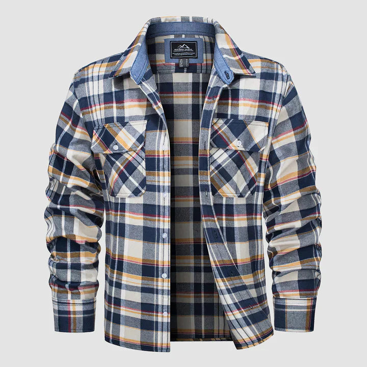 Mas – flannel lined shirt for men