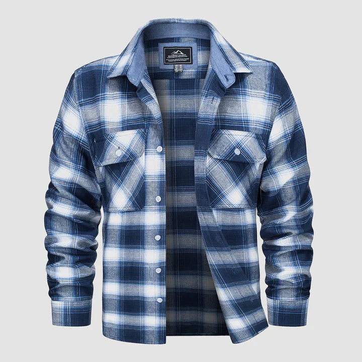 Mas – flannel lined shirt for men