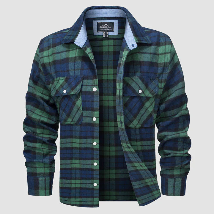 Mas – flannel lined shirt for men