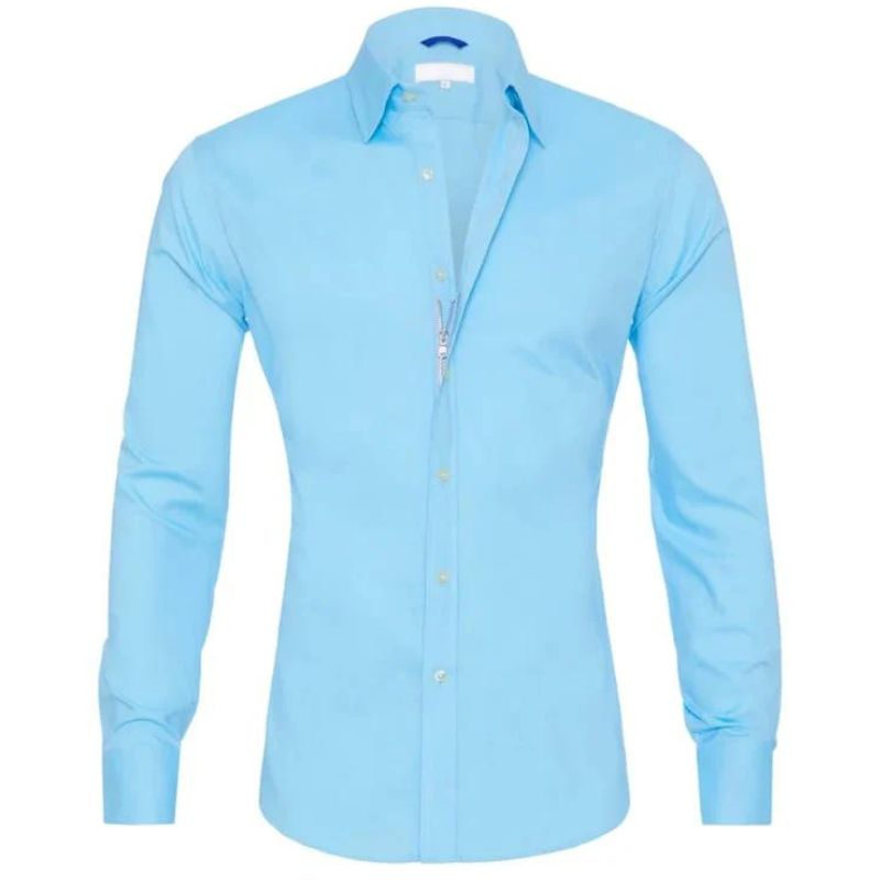 Milano - wrinkle-free shirt with zipper