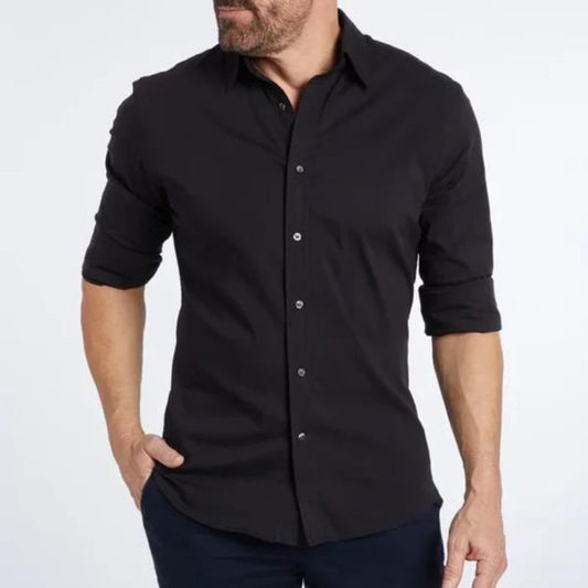 Milano - wrinkle-free shirt with zipper