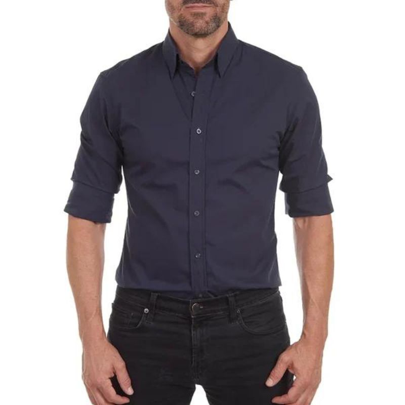 Milano - wrinkle-free shirt with zipper