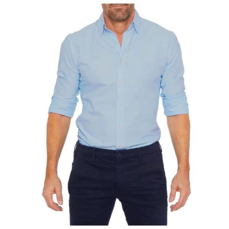 Milano - wrinkle-free shirt with zipper