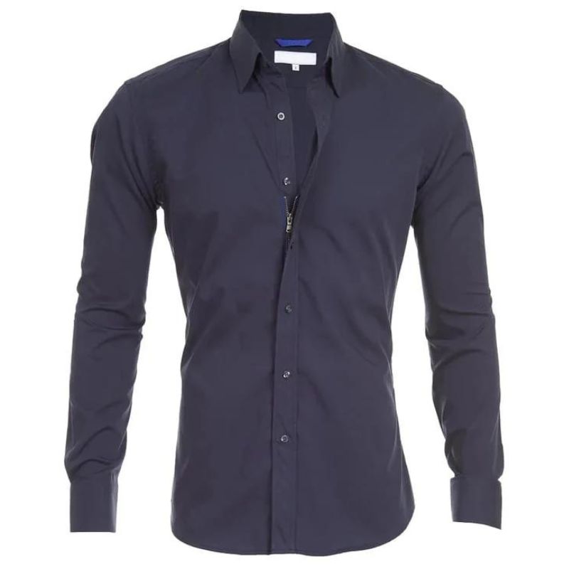 Milano - wrinkle-free shirt with zipper