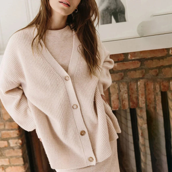 Pepita - cashmere cardigan for women