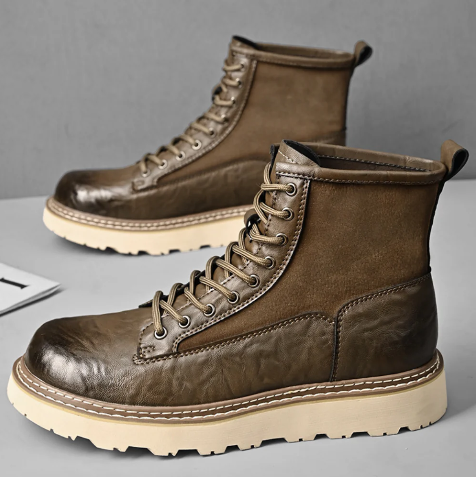 High quality and stylish leather men's boots