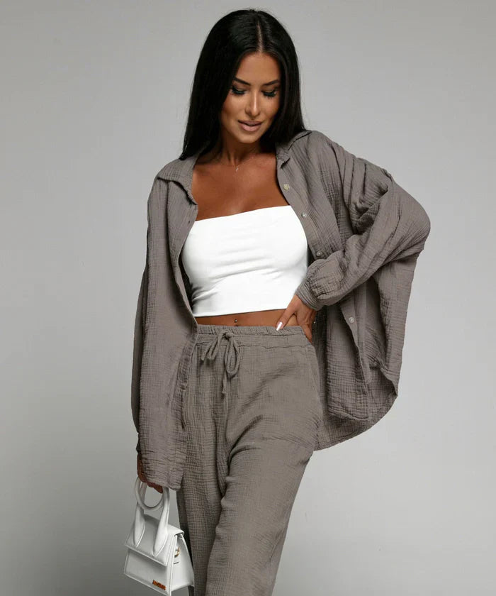 Pauline - oversized muslin blouse freya