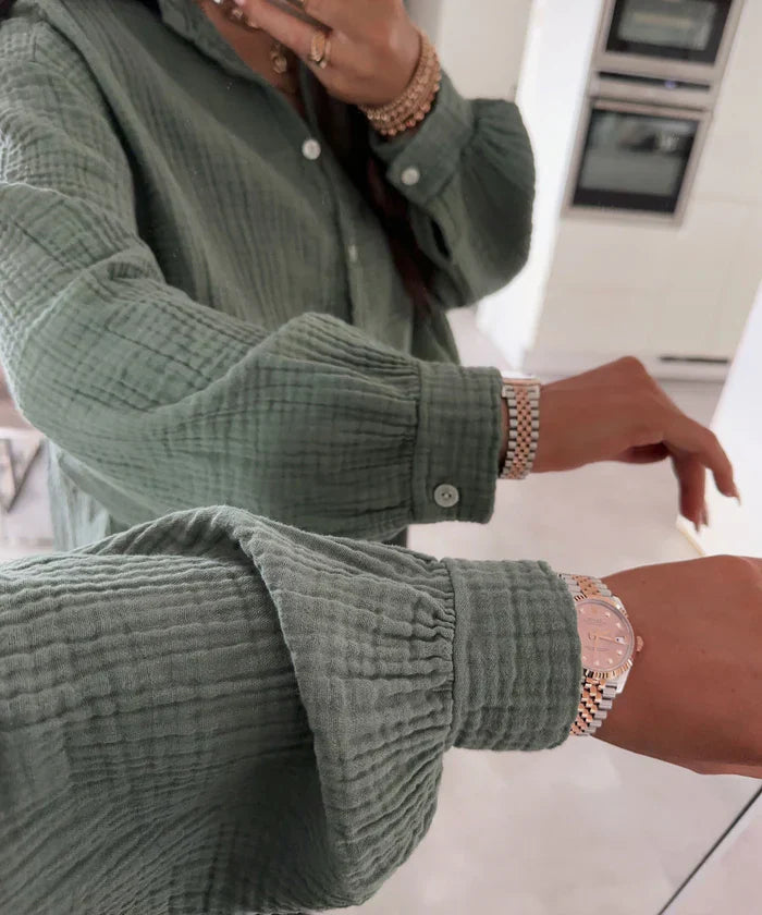 Pandora - oversized muslin blouse