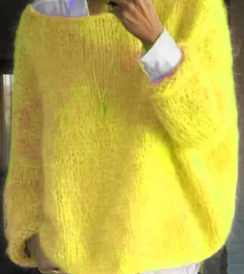 Oversized knitted women's sweater | soft and cozy