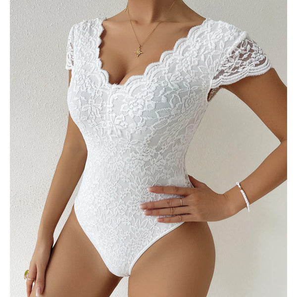 Renzel - sexy bodycon body with lace