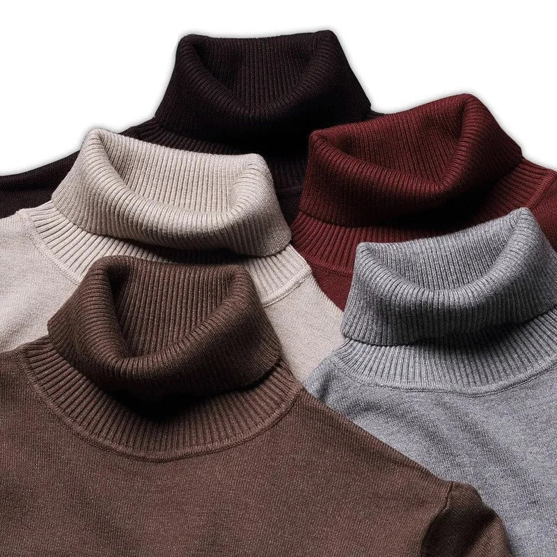 Cotton turtleneck sweater
