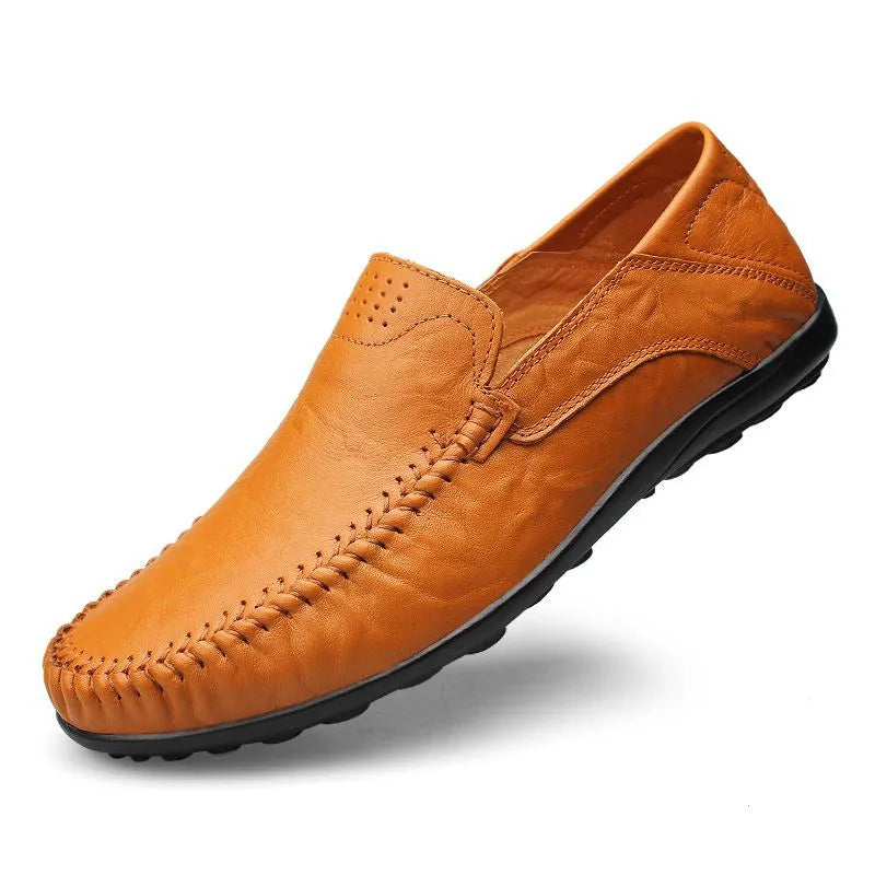 Men's loafers made of genuine Italian leather