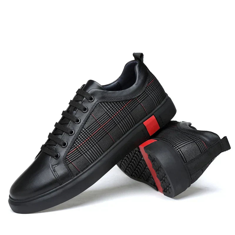 Elegant men's trainer made of leather