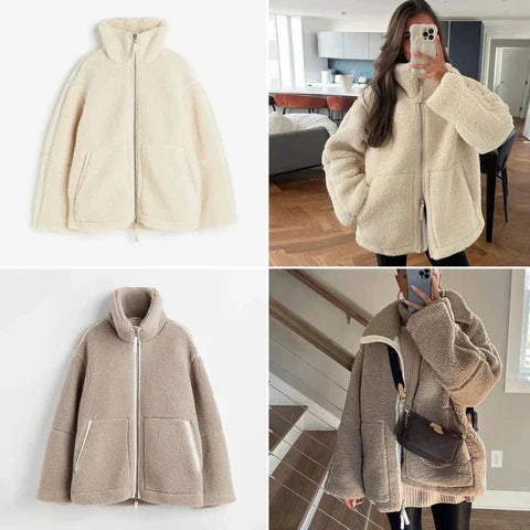 Dixie - lambswool coat for women