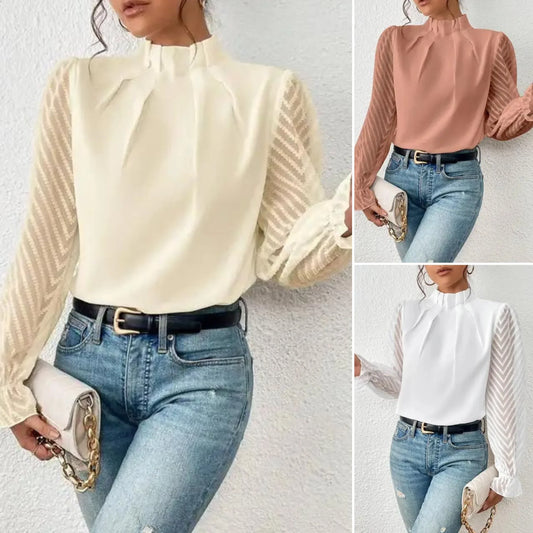 Eunice - elegant top with long sleeves