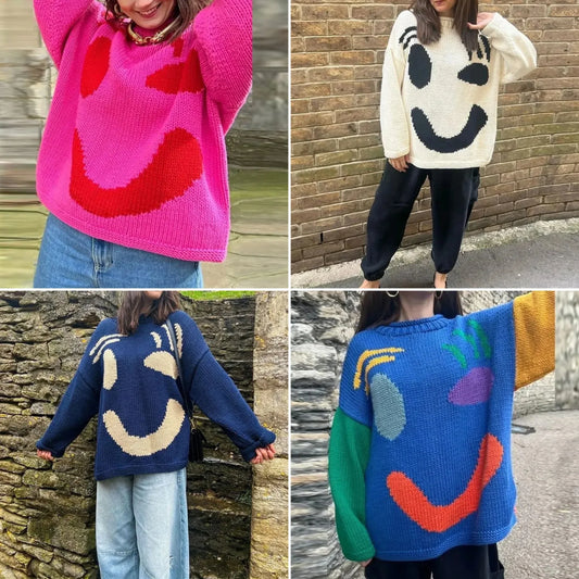 Nancy - oversized knit sweater for women