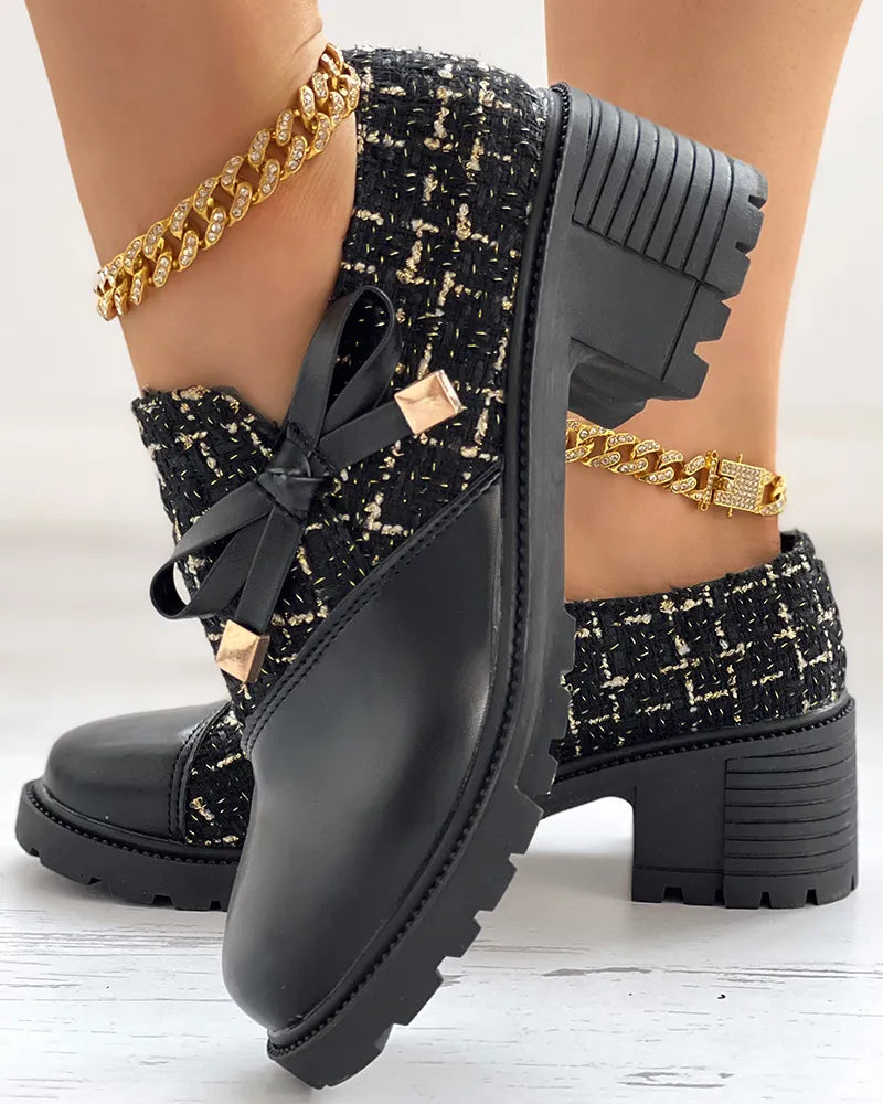 Schuhe mit Reißverschluss und Absatz für Frauen Mivona
