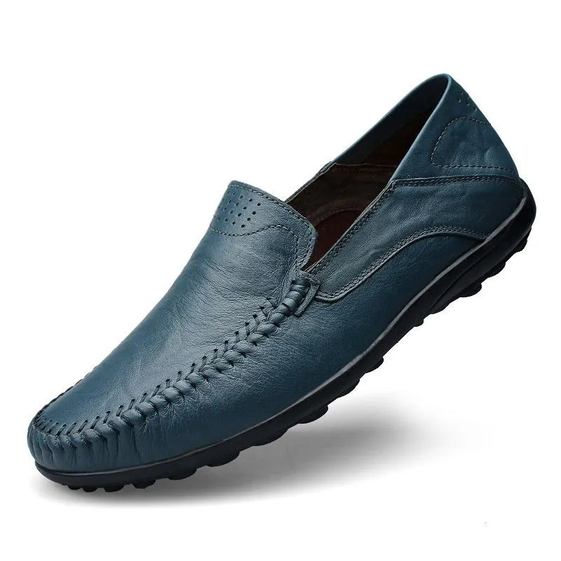 Men's loafers made of genuine Italian leather