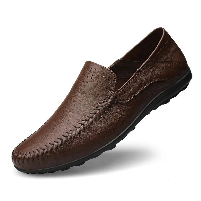 Men's loafers made of genuine Italian leather