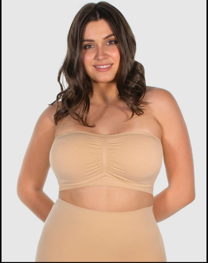 Wireless strapless bra