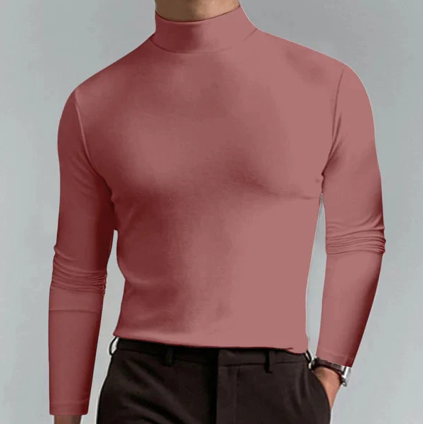 Slim-fit turtleneck with long sleeves - Oliver