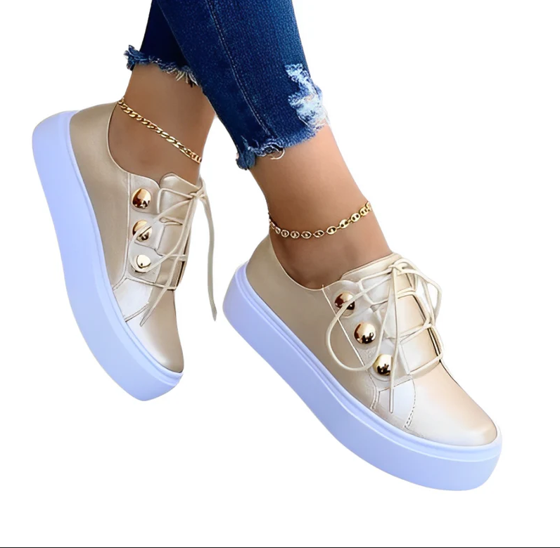 Alyssa – canvas platform sneakers