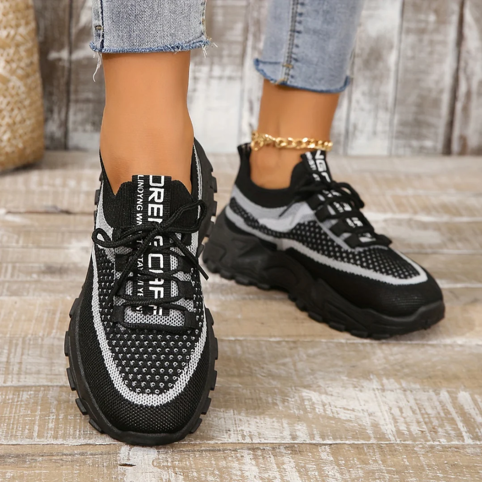 Breathable mesh trainers for women