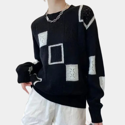 Elegant women's sweater in luxurious quality