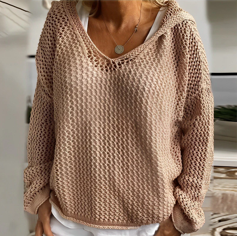 Melissa - comfortable knitted hoodie