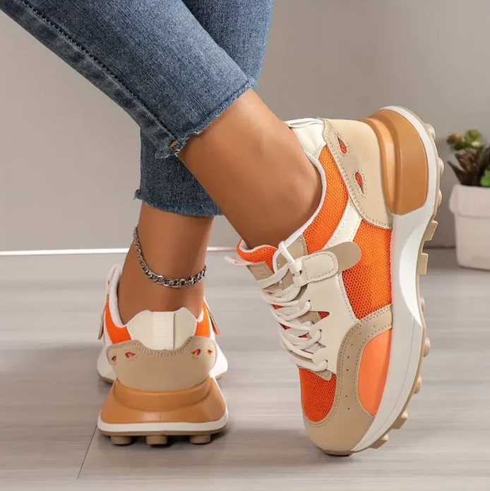 Dolores - women's sneakers in color block design