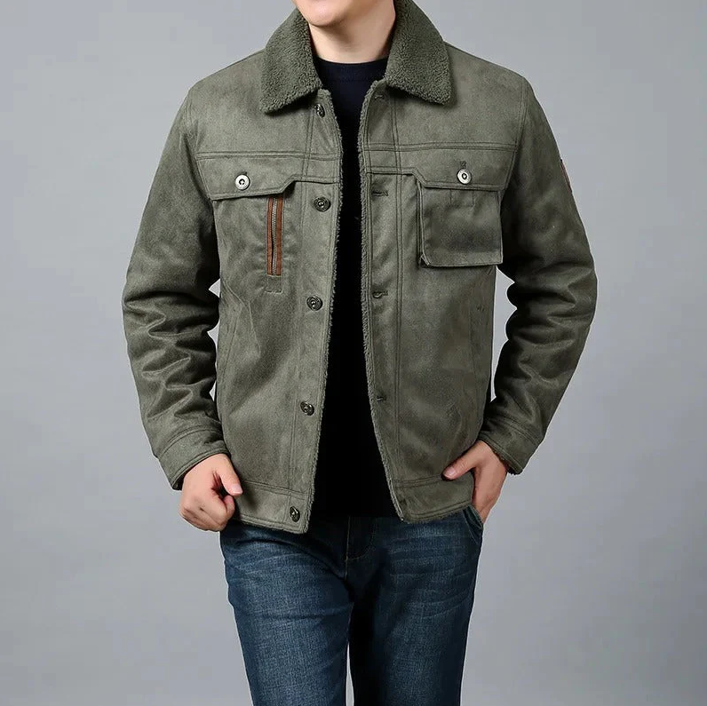 Barun - casual jacket with velvet lining