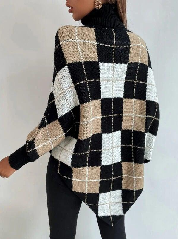 Lina | elegant sweater with high neckline