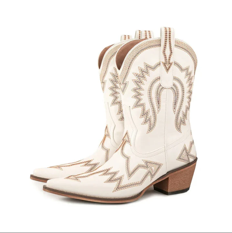 Sinaa | classic western leather cowboy boots for women