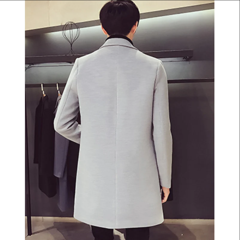 Men's wool coat, elegant business jacket - office and leisure
