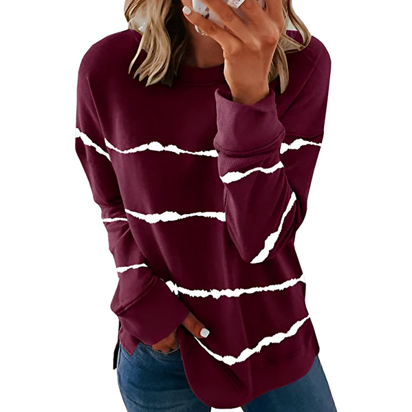 Daphne | vibrant tie-dye long sleeve top