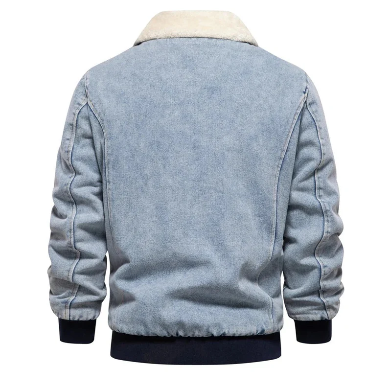 Tony - casual denim bomber jacket