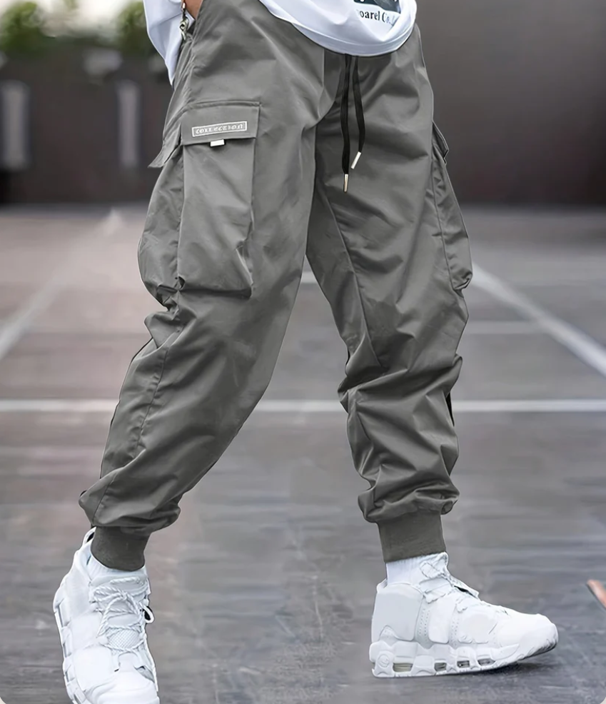 Black cargo trousers - Tim