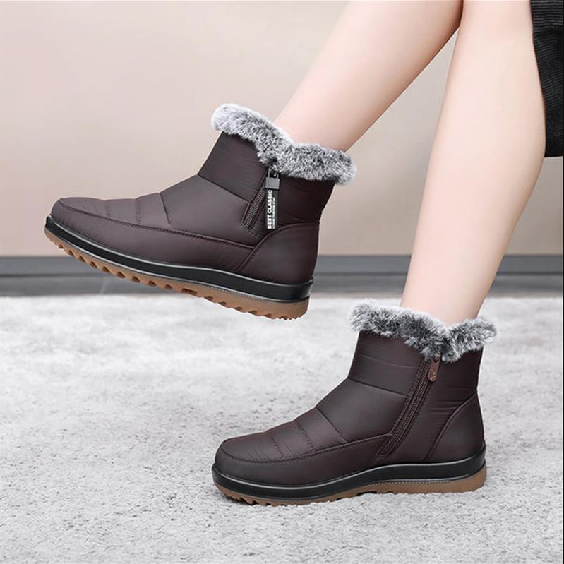 Warm cotton winter boots for women