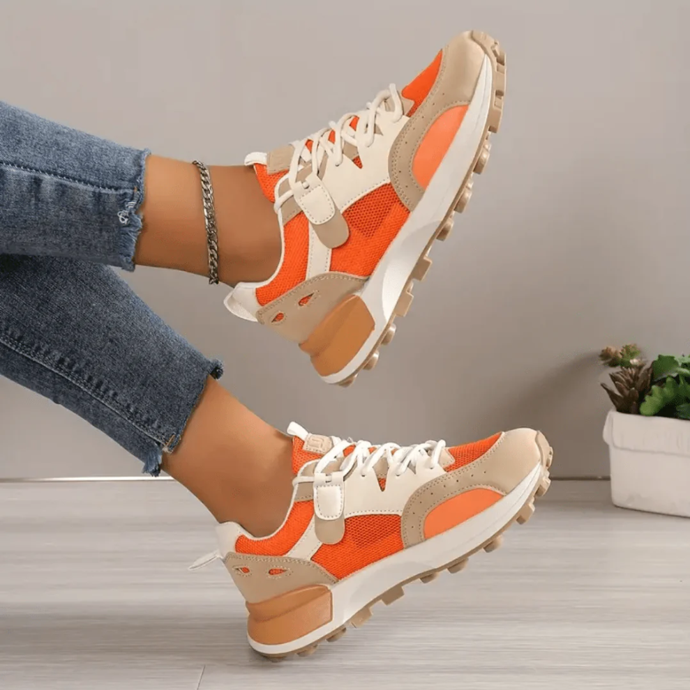 Casual colourful breathable trainers for women