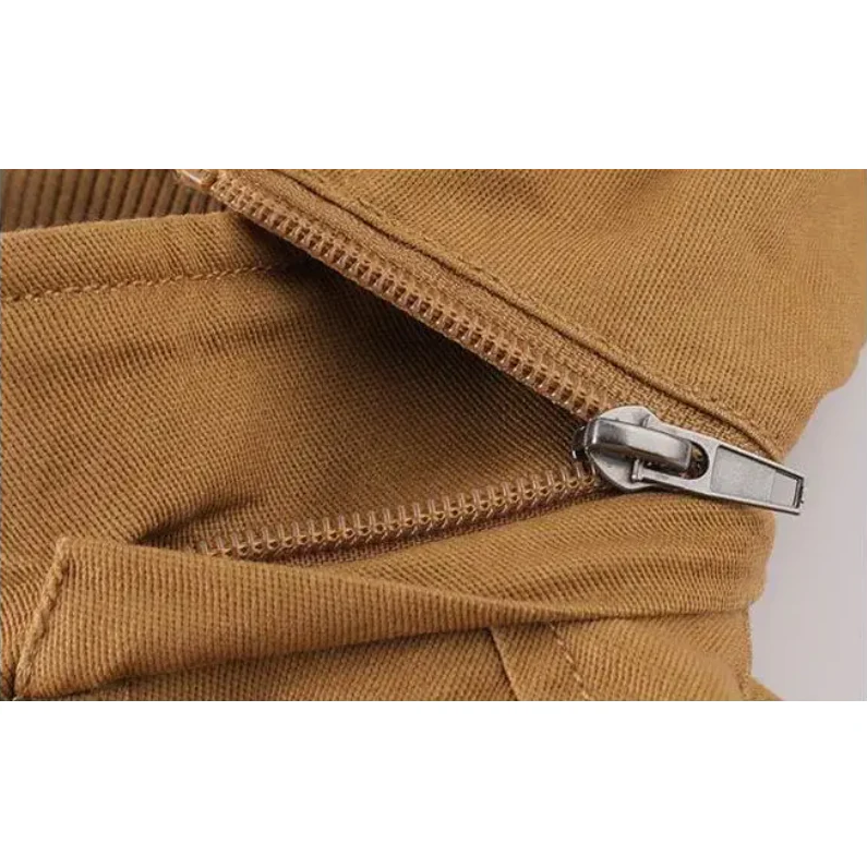 Long winter coat for men - waterproof with hood and practical pockets