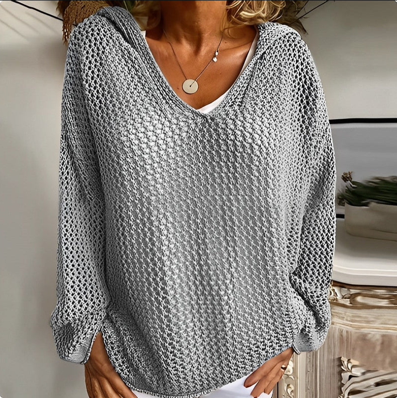 Melissa - comfortable knitted hoodie