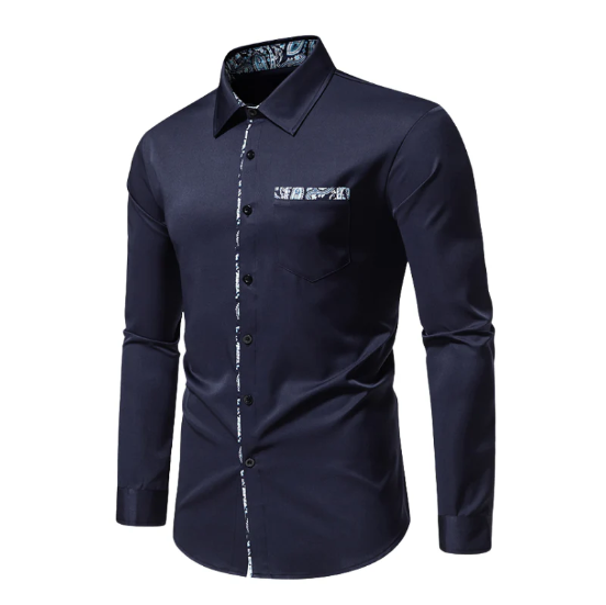 Ice - men's long sleeve stretch shirt